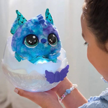 43647 Интерактивная игрушка-сюрприз Дракон в ассортименте, свет, звук. Hatchimals